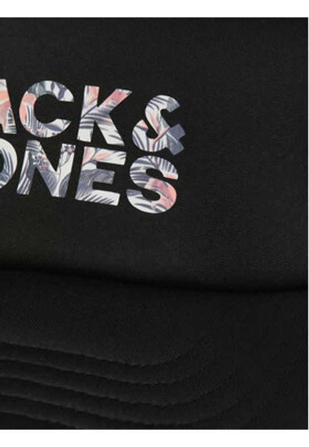 Jack & Jones - Jack&Jones Czapka z daszkiem Jacdrew 12268899 Czarny. Kolor: czarny. Materiał: poliester, materiał