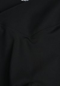 Renee - Czarne Legginsy High Waist o Fasonie Flare Shylenne. Okazja: na co dzień. Stan: podwyższony. Kolor: czarny. Długość: krótkie. Styl: casual #6
