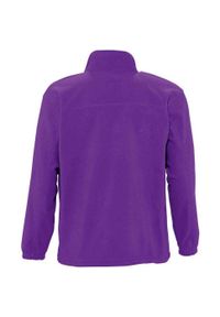 SOL'S - Bluza Polarowa Unisex Dla Dorosłych North. Kolor: fioletowy. Materiał: polar. Sezon: zima