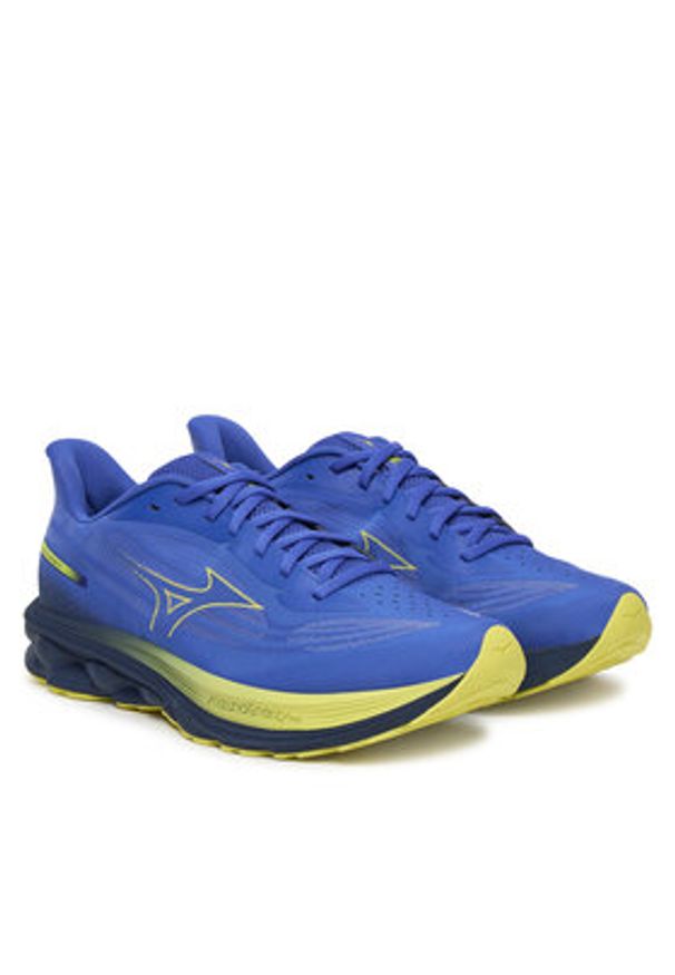Mizuno Buty do biegania Wave Skyrise 7 J1GC2609 01 Niebieski. Kolor: niebieski. Materiał: materiał. Model: Mizuno Wave