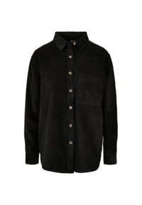 Urban Classics - Koszula Damska Sztruks Oversized. Kolor: czarny. Materiał: sztruks #1