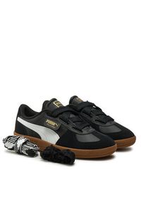 Puma Sneakersy Palermo Wide Lace 40210902 Czarny. Kolor: czarny. Materiał: skóra, zamsz