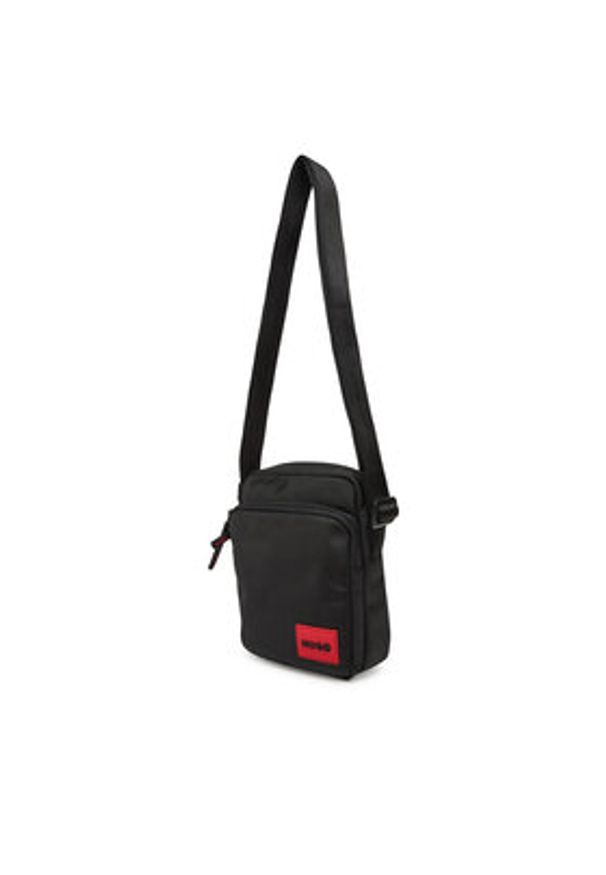 BOSS Torebka Ariell Saddle M 50547767 Czarny. Kolor: czarny. Materiał: materiał