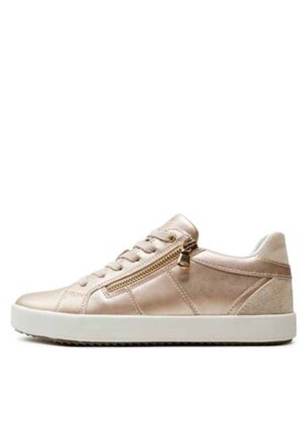 Geox Sneakersy D Blomiee D366HE 0AJ22 C2L5V Złoty. Kolor: złoty. Materiał: skóra