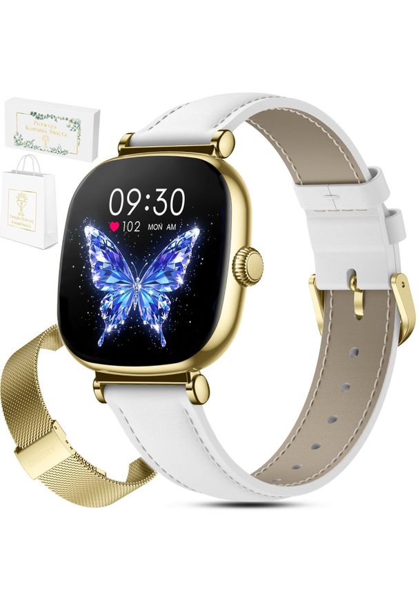 Gravity Zegarek dziecięcy na Komunię SMARTWATCH Gravity GT32-2 GD/GD/WH PROF. Rodzaj zegarka: smartwatch