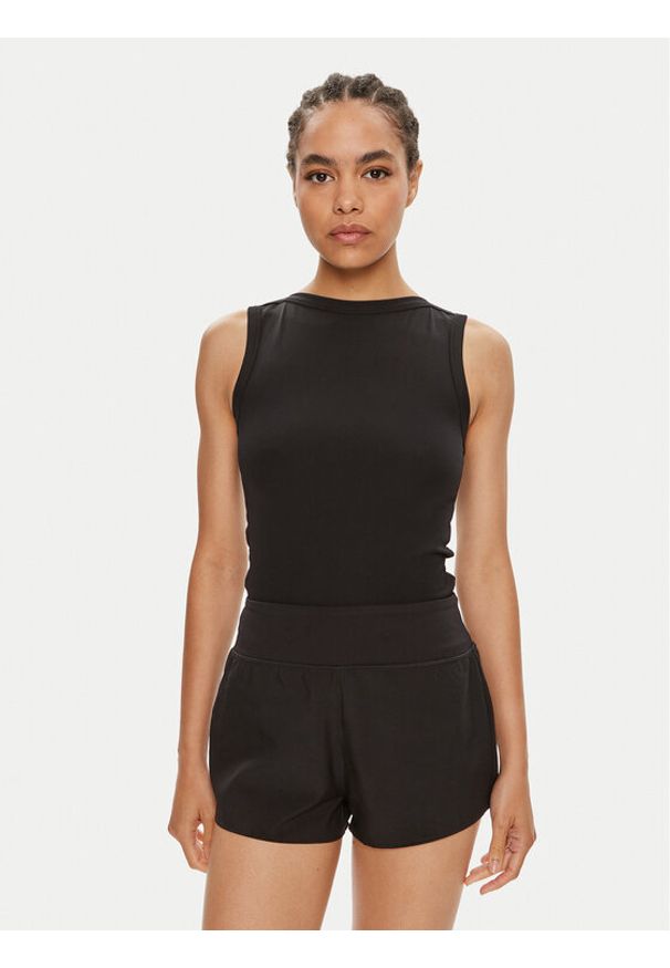 Calvin Klein Bluzka K20K207256 Czarny Slim Fit. Kolor: czarny. Materiał: syntetyk