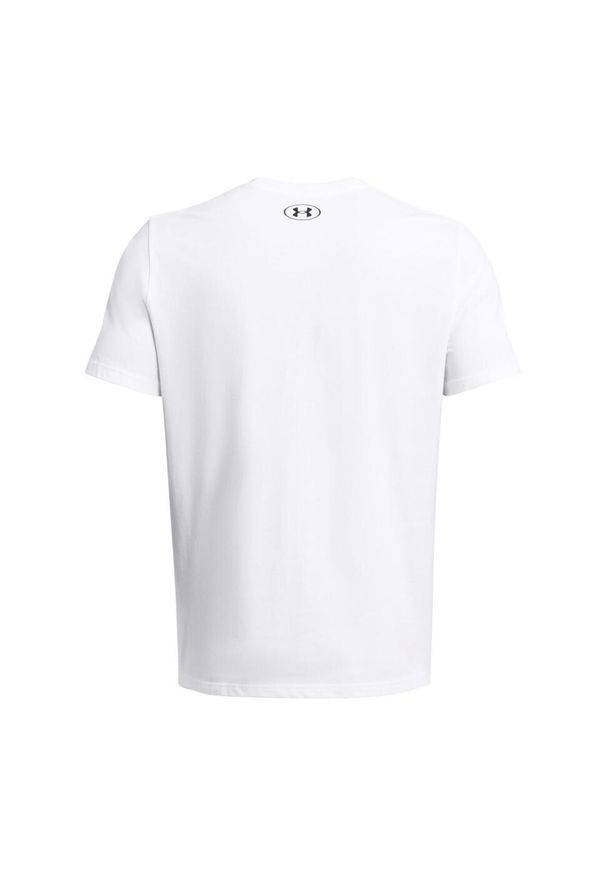 Koszulka sportowa męska Under Armour Gl Foundation Uodate. Kolor: biały. Materiał: bawełna, poliester. Sport: fitness