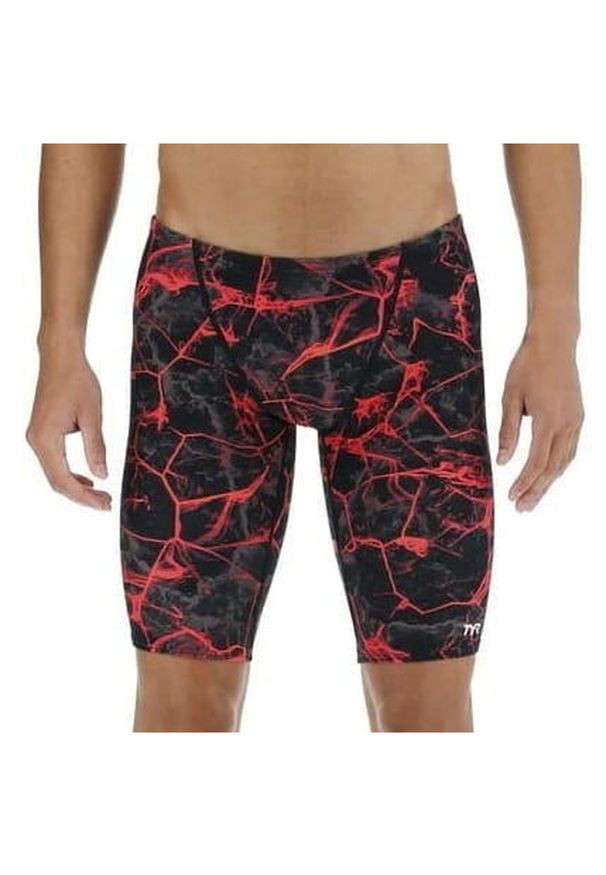 Spodenki treningowe do kolan TYR Synapse 610 - jammery 12-13/152cm/UK26. Kolor: czerwony. Długość: do kolan