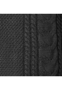 Bawełniany Sweter na Zamek, Wysoki Kołnierz - Pako Jeans - Czarny. Kolor: czarny. Materiał: bawełna. Sezon: wiosna, zima, jesień. Styl: elegancki, klasyczny #6