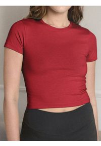 Sinsay - Crop top - czerwony. Kolor: czerwony