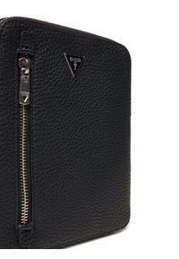 Guess Saszetka HMTOGR P5218 Czarny. Kolor: czarny. Materiał: skóra