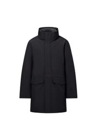 Ecoalf - Kurtka ECOALF MCMGAJKNOSHA02 Czarny. Kolor: czarny. Materiał: tkanina
