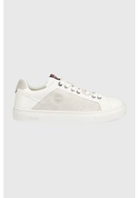 Colmar sneakersy white kolor biały. Nosek buta: okrągły. Kolor: biały. Materiał: guma