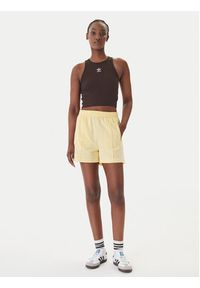 Adidas - adidas Szorty sportowe Firebird Classic KD3669 Żółty Regular Fit. Kolor: żółty. Materiał: syntetyk #5