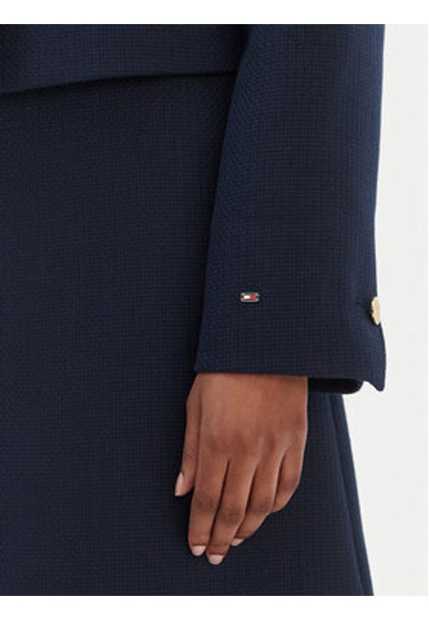 TOMMY HILFIGER - Tommy Hilfiger Kurtka przejściowa WW0WW47792 Granatowy Regular Fit. Kolor: niebieski. Materiał: syntetyk
