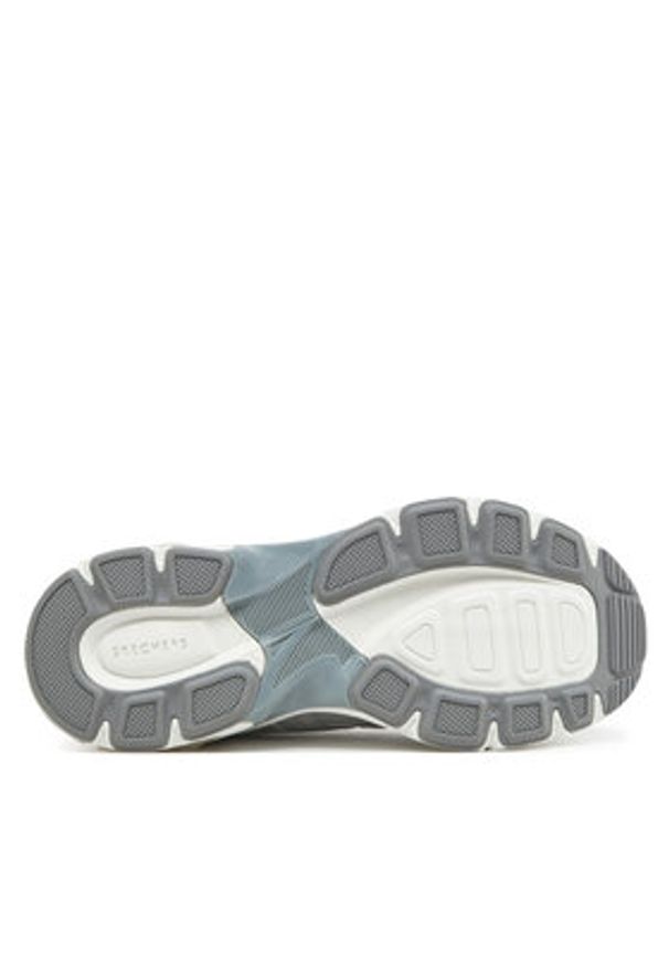 skechers - Skechers Sneakersy Shadow - Stellar 90 177357/GRY Szary. Kolor: szary. Materiał: skóra