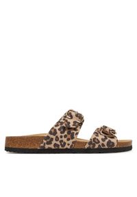 Klapki ONLY Shoes. Kolor: brązowy