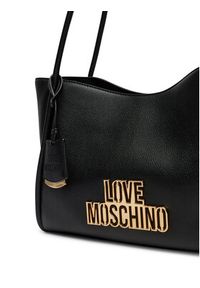 Love Moschino - LOVE MOSCHINO Torebka JC4334PP0LKO0000 Czarny. Kolor: czarny. Materiał: skórzane #4