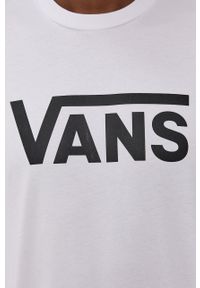 Vans - T-shirt VN000GGGYB21-whitBLA. Okazja: na co dzień. Kolor: biały. Materiał: dzianina. Wzór: nadruk. Styl: casual #3