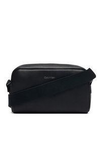 Calvin Klein Saszetka Emblem Hw Camera Bag LV04D3505G Czarny. Kolor: czarny. Materiał: skóra #2