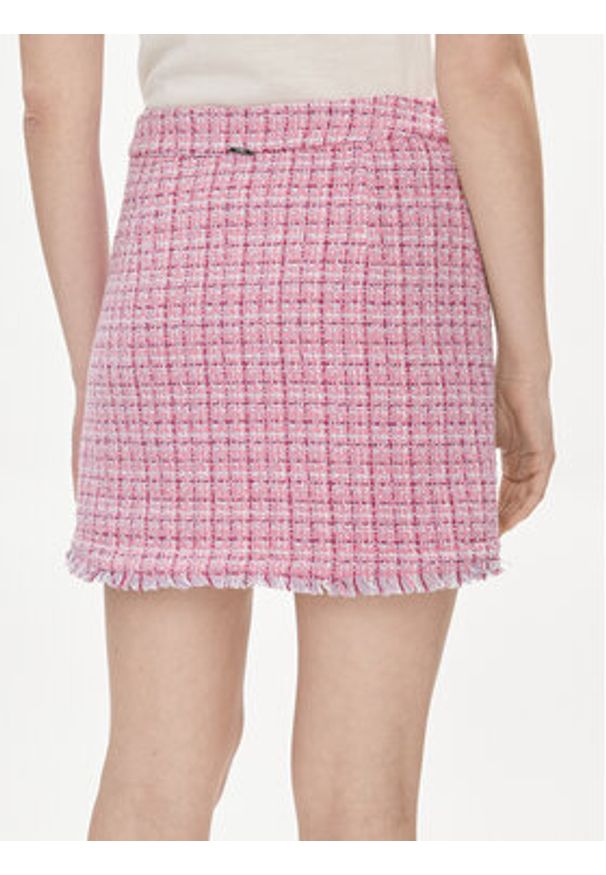 Liu Jo Spódnica mini MA4183 T4440 Różowy Regular Fit. Kolor: różowy. Materiał: bawełna
