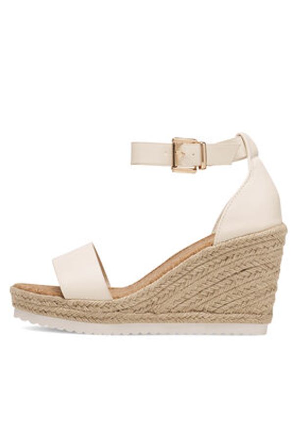 DeeZee Espadryle WS2008-02 Beżowy. Kolor: beżowy. Materiał: syntetyk
