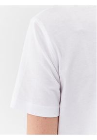 Versace Jeans Couture T-Shirt 75HAHF07 Biały Regular Fit. Kolor: biały. Materiał: bawełna