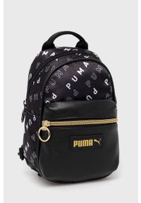 Puma Plecak 78333 damski kolor czarny mały wzorzysty. Kolor: czarny #5
