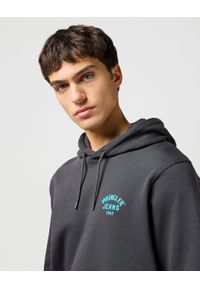 Wrangler - MĘSKA BLUZA WRANGLER SMALL LOGO HOODIE FADED BLACK 112364094 #5
