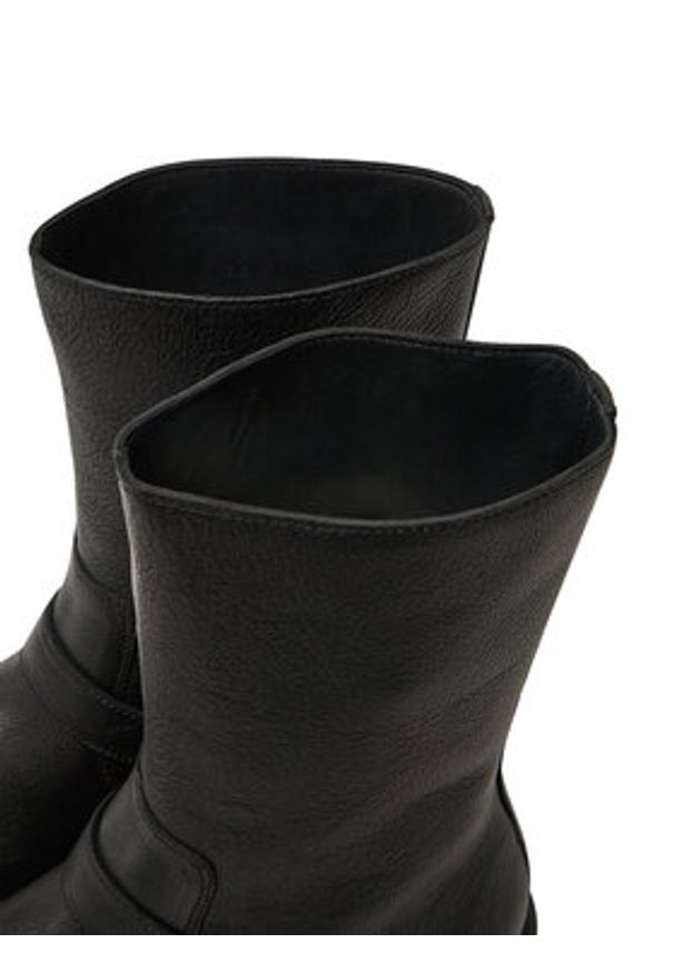 Pollini Botki SA24086G1LTC0000 Czarny. Kolor: czarny. Materiał: skóra