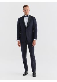 Pako Lorente - PAKO LORENTE – Biała smokingowa koszula męska. Typ kołnierza: łamany. Kolor: biały. Materiał: bawełna. Długość rękawa: długi rękaw. Długość: długie #10