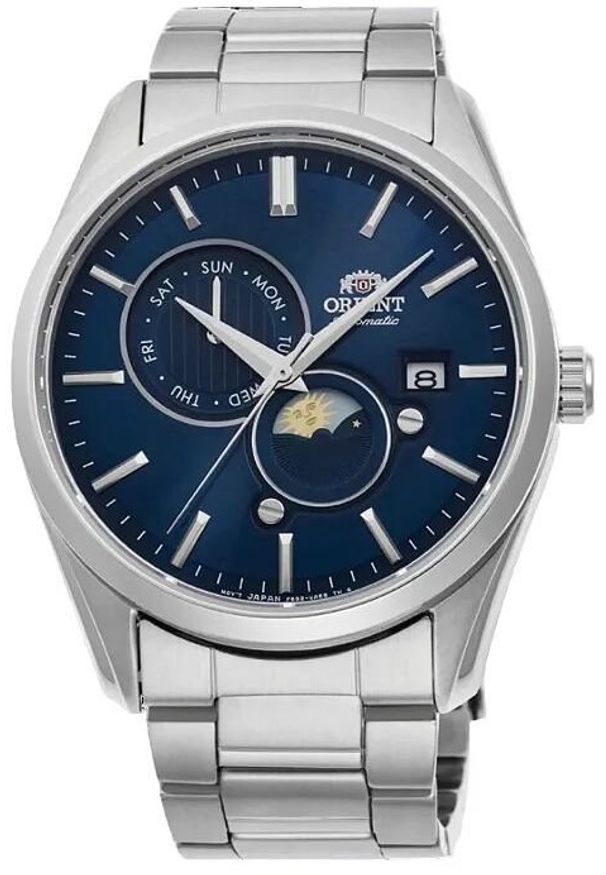 orient - Zegarek Orient Zegarek Męski Orient Contemporary Sun & Moon Automatic RA-AK0308L30B (Koperta 41,5 mm)