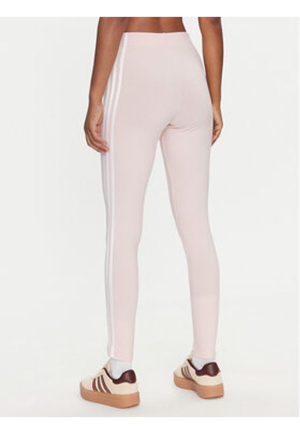 Adidas - adidas Legginsy Future Icons 3-Stripes IW5293 Różowy Slim Fit. Kolor: różowy. Materiał: bawełna