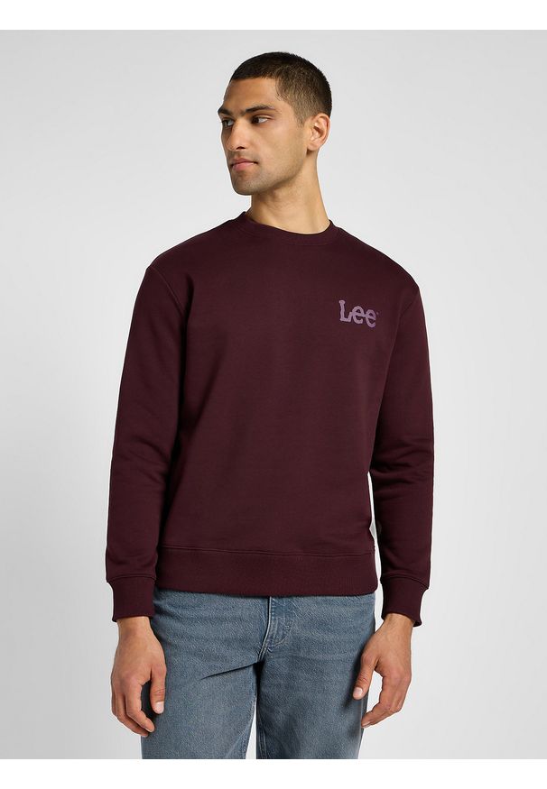 Lee - MESKA BLUZA LEE WOBBLY LEE SWS VELVET BEET 112355744
