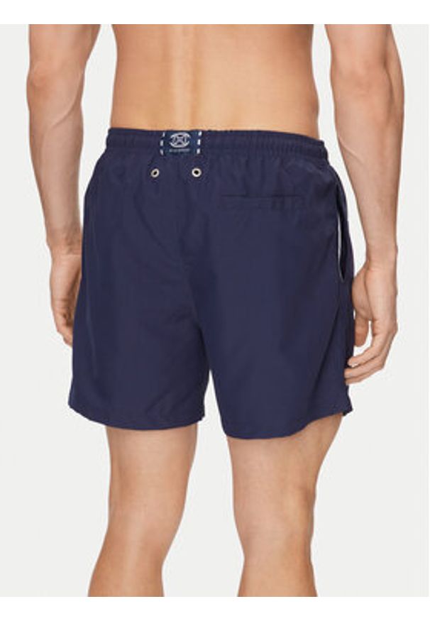 HOM Szorty kąpielowe 402537 Granatowy Regular Fit. Kolor: niebieski. Materiał: syntetyk