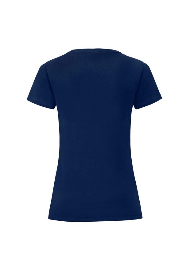 FRUIT OF THE LOOM - Koszulka Damska Iconic 150. Kolor: niebieski. Sport: turystyka piesza
