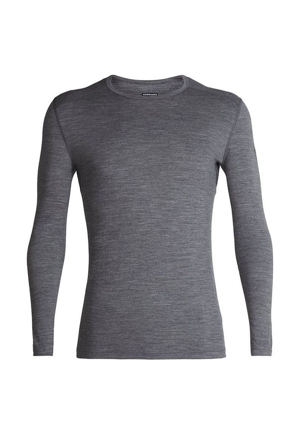 Koszulka Icebreaker Merino 200 Oasis 104365013 - szara. Kolor: szary. Materiał: materiał, wełna. Sport: fitness, wspinaczka