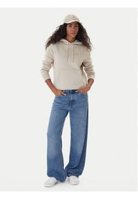 Tommy Jeans Bluza Flag DW0DW19958 Beżowy Regular Fit. Kolor: beżowy. Materiał: bawełna #3