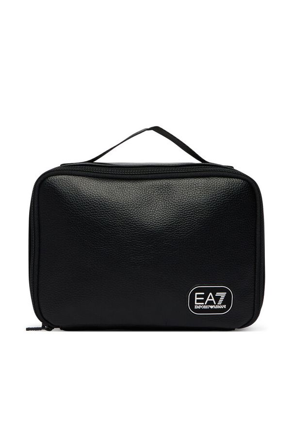 Kosmetyczka EA7 Emporio Armani. Kolor: czarny