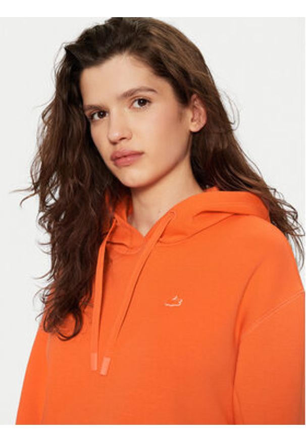 Lacoste Bluza SF0281 Pomarańczowy Relaxed Fit. Kolor: pomarańczowy. Materiał: bawełna