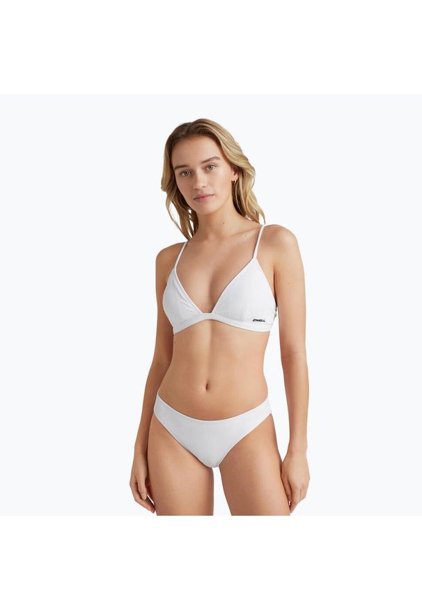 Kostium kąpielowy O'Neill Alia Cruz Bikini Set, Kobiety. Kolor: biały. Materiał: materiał, poliamid