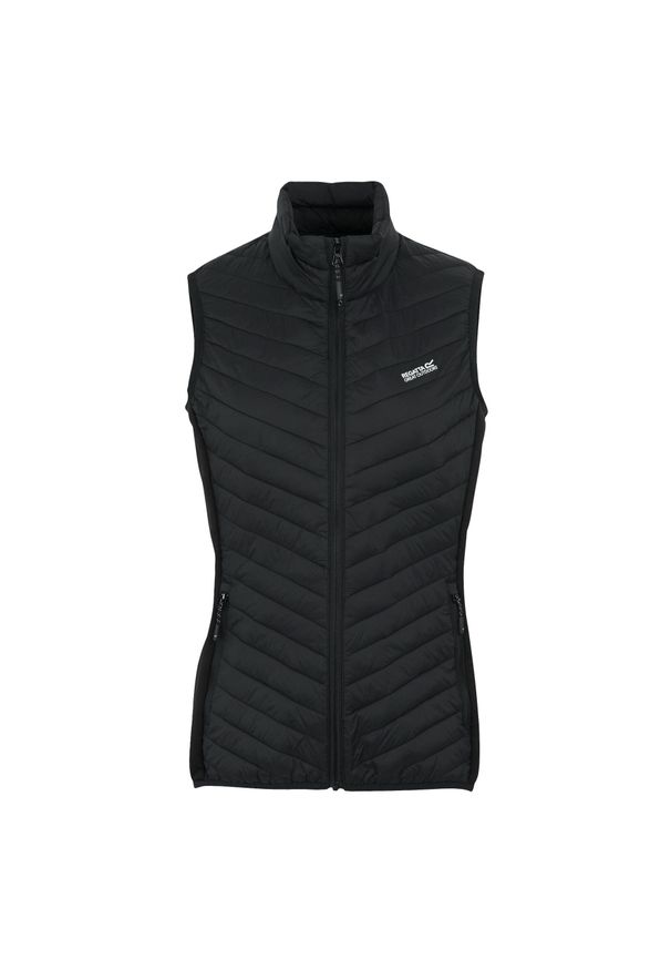 Regatta - Kamizelka damska Andreson Hybrid. Kolor: czarny. Materiał: poliamid. Sport: turystyka piesza