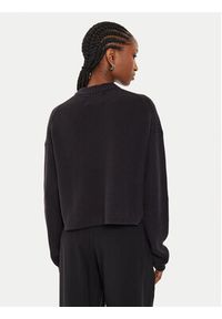 Calvin Klein Jeans Sweter Logo Intarsia J20J223615 Czarny Relaxed Fit. Kolor: czarny. Materiał: bawełna