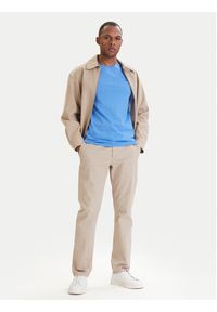 Tommy Jeans T-Shirt DM0DM04411 Niebieski Slim Fit. Kolor: niebieski. Materiał: bawełna #3