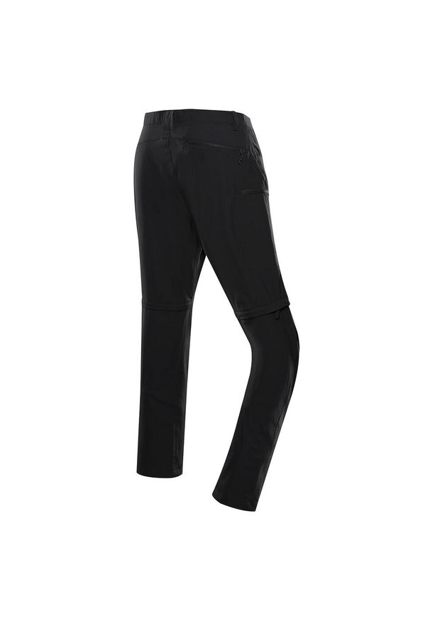 ALPINE PRO - Spodnie męskie trekkingowe Alpine Pro Nesc 2 odpinane nogawki. Kolor: czarny. Długość: długie. Sport: turystyka piesza