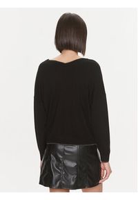 Liu Jo Sweter MF3392 MS49I Czarny Regular Fit. Kolor: czarny. Materiał: wiskoza #3