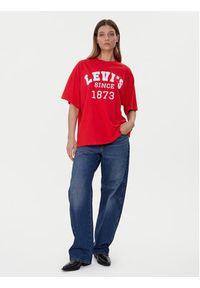 Levi's® T-Shirt Graphic 000G4-0022 Czerwony Relaxed Fit. Kolor: czerwony. Materiał: bawełna