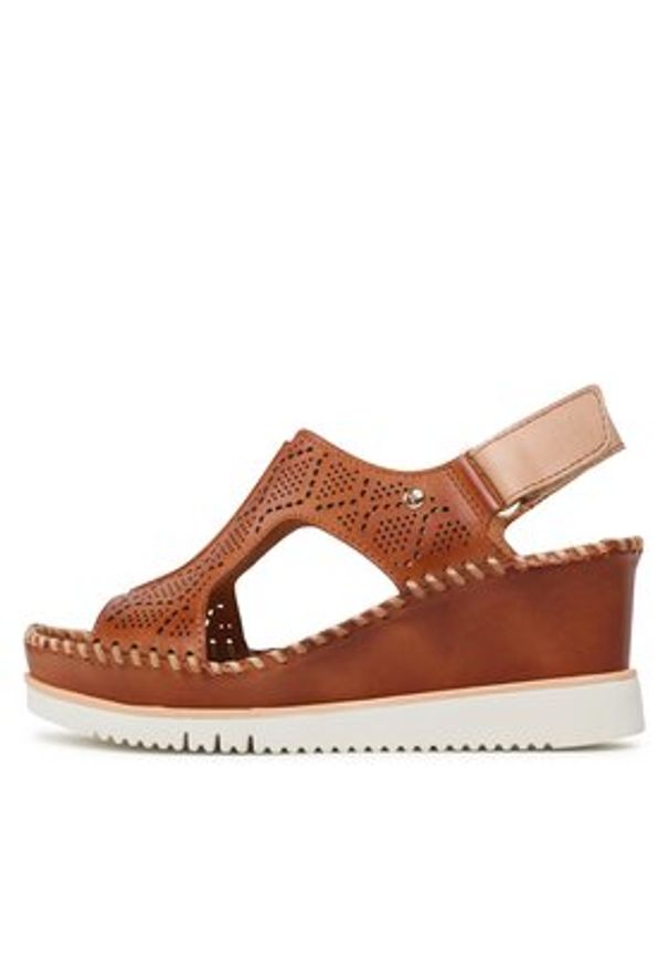 Pikolinos Sandały W3Z-1775C1 Brązowy. Kolor: brązowy. Materiał: skóra