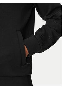 Karl Lagerfeld - KARL LAGERFELD Bluza 705014 563902 Czarny Regular Fit. Typ kołnierza: dekolt w karo. Kolor: czarny. Materiał: syntetyk #4