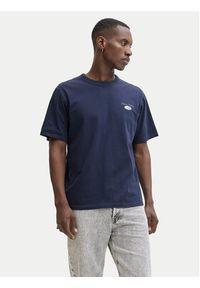 Jack & Jones T-Shirt Edover 12288005 Granatowy Regular Fit. Kolor: niebieski. Materiał: bawełna #7